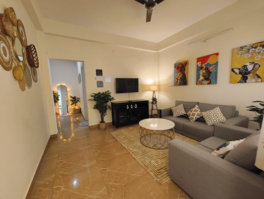 Stylish 3BHK Boho Retreat near KR Puram