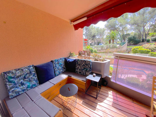 Studio avec piscine  à 5 min de la plage