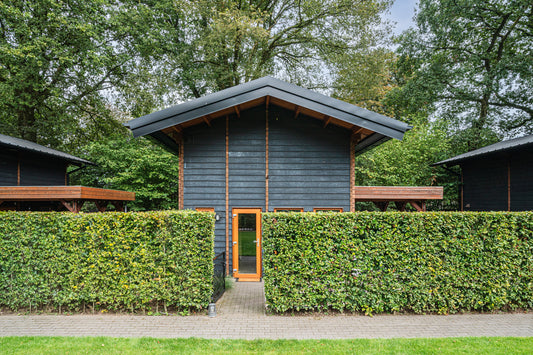 (5) Huisdiervriendelijke Wellness Bungalow 4-persoons met Jacuzzi, Sauna, IJsbad en BBQ