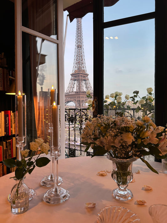 A Magical Night in Paris : Private Dinner Facing the Eiffel Tower