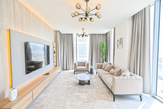 Corner One-Bedroom Apartment with Burj Khalifa View