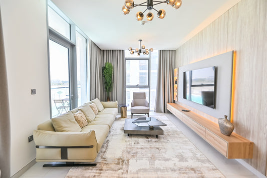 Corner One-Bedroom Apartment with Lagoon View