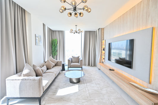 Corner One-Bedroom Apartment with Burj Khalifa View
