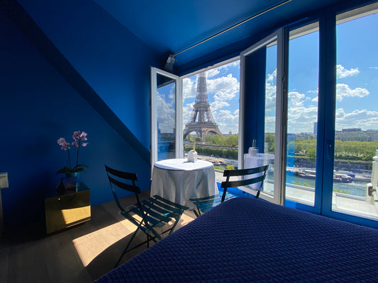 Mobility lease │ Furnished apartment - The Blue Room - Eiffel Tower │16th │ 2 people